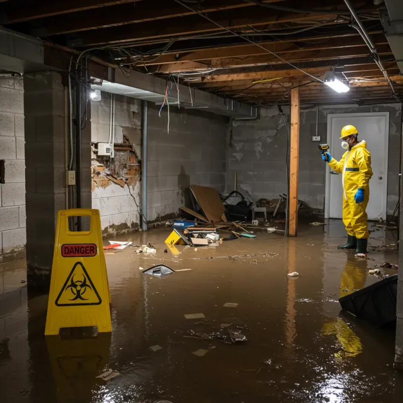 Flooded Basement Electrical Hazard in Hanapepe Heights, HI Property